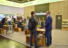 A lot of meetings at the Floragard booth.